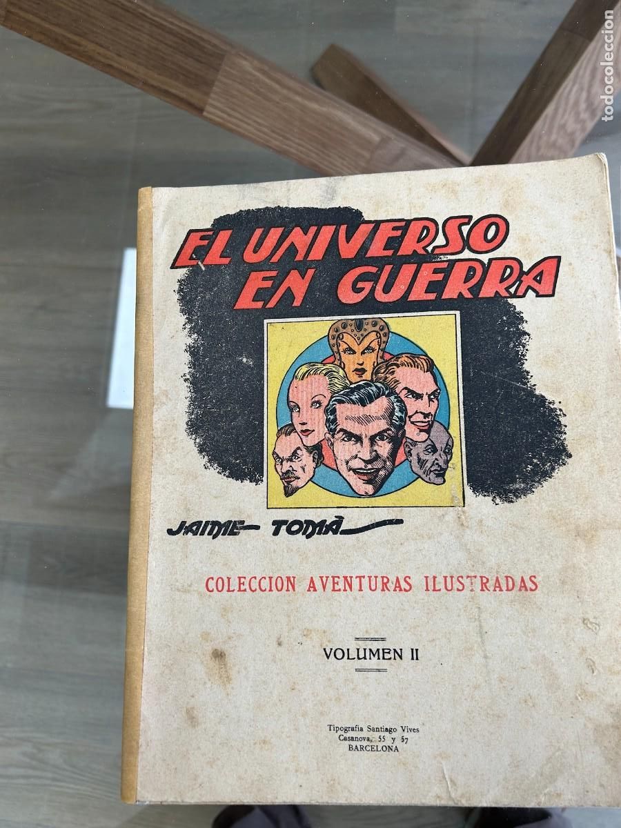 Collezionismo di Riviste e Giornali: EL UNIVERSO EN GUERRA AVENTURAS ILUSTRADAS MUY ANTUGUO COMO SE VE