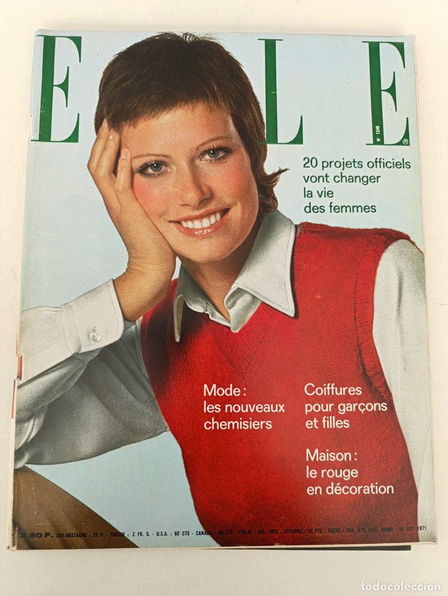 Coleccionismo de Revistas y Peri&oacute;dicos: Revista ELLE n&ordm; 1348 Madeleine Renaud Farah Diba R&eacute;gine Crespin Genevieve Casile MODA Claude Dauphin