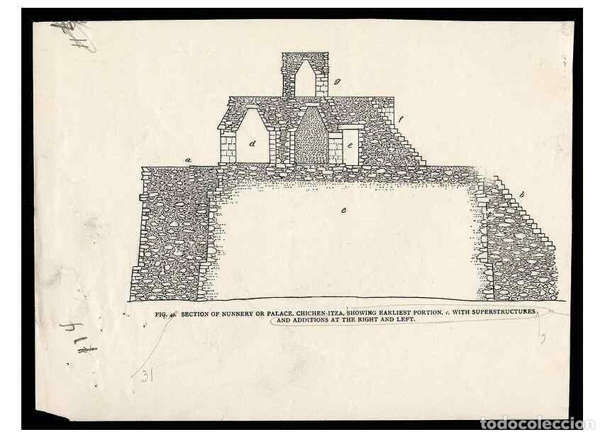 Collectionnisme de Revues et Journaux: Reproducci&oacute;n/Reproduction 30376558014: Chichen Itza, Mexico, 1895. 1895 - Holmes, William Henry,