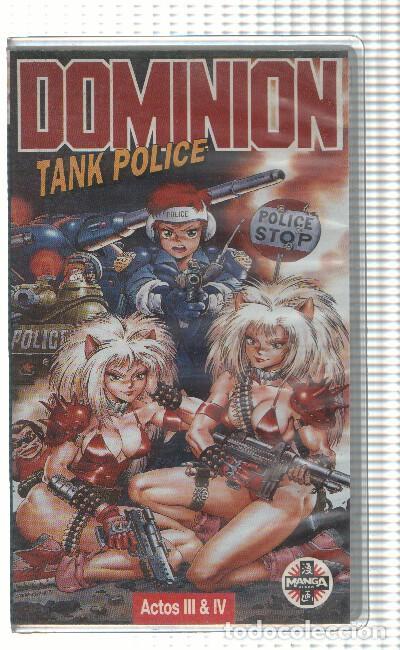 Coleccionismo de Revistas y Peri&oacute;dicos: VHS-Anime: DOMINION, TANK POLICE : Actos 3 y 4 (Manga Video) - Masamune Shirow
