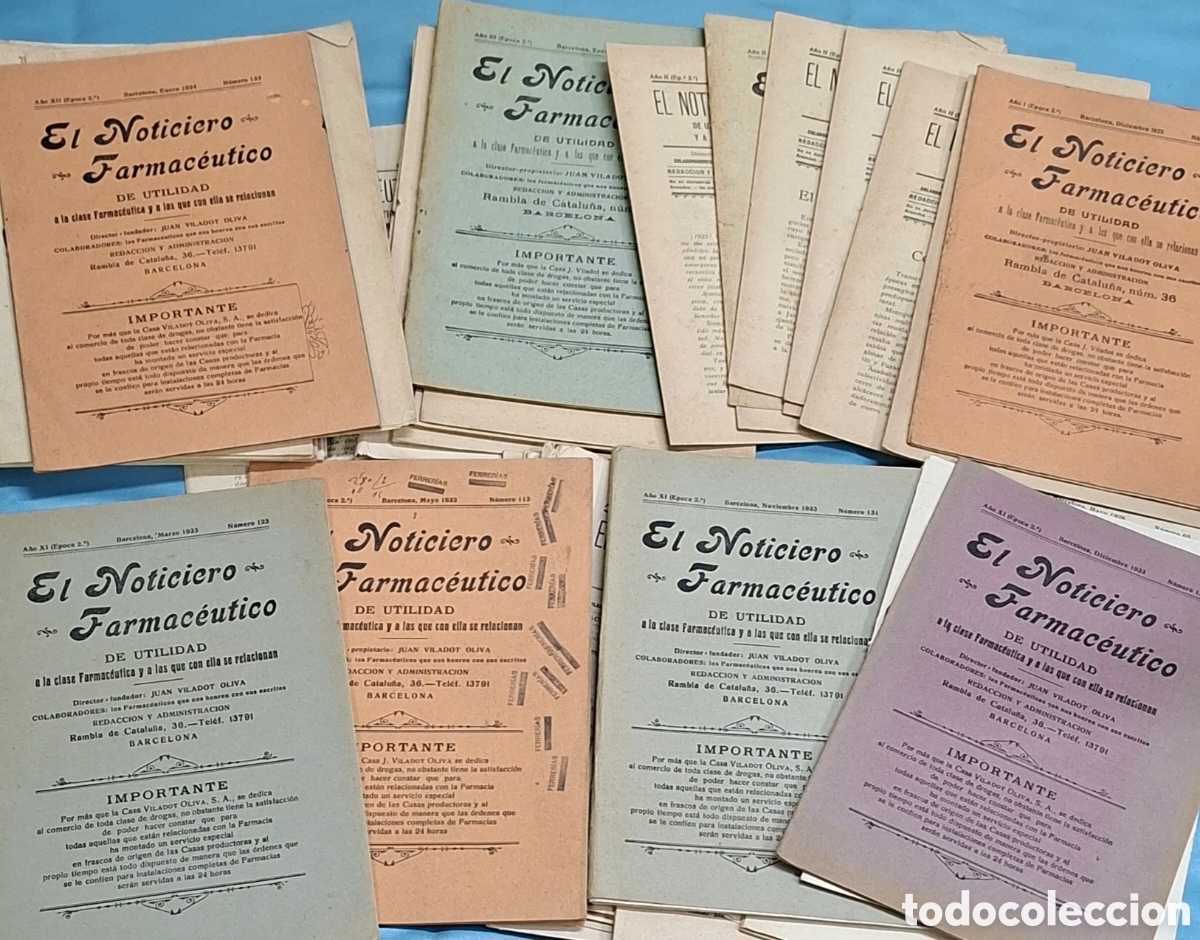 Collection Magazines and Newspapers: Colecci&oacute;n El Noticiero Farmac&eacute;utico