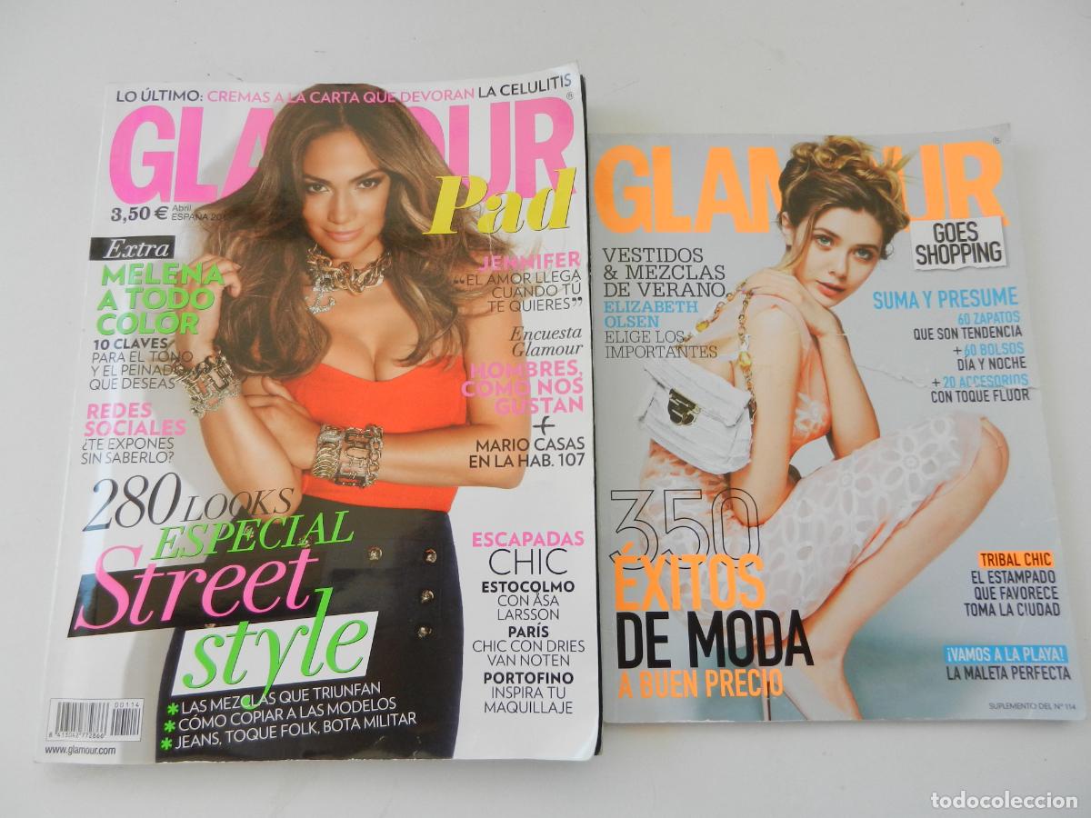Coleccionismo de Revistas y Peri&oacute;dicos: GLAMOUR PAD - REVISTA Y SUPLEMENTO N&ordm; 114 - ABRIL 2012 - JENNIFER L&Oacute;PEZ, MELENA A TODO COLOR ...