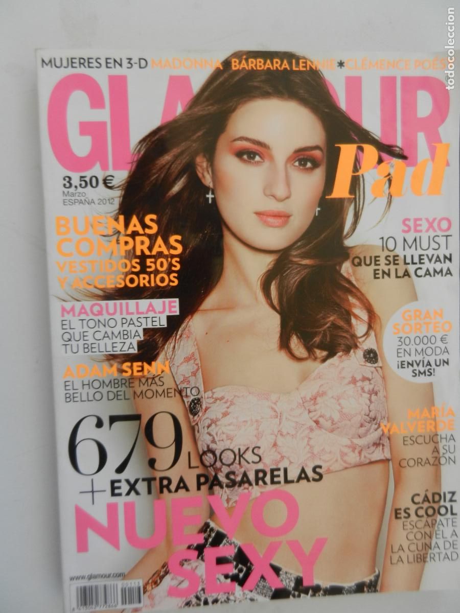 Coleccionismo de Revistas y Peri&oacute;dicos: GLAMOUR PAD - REVISTA N&ordm; 113 - MARZO 2012.