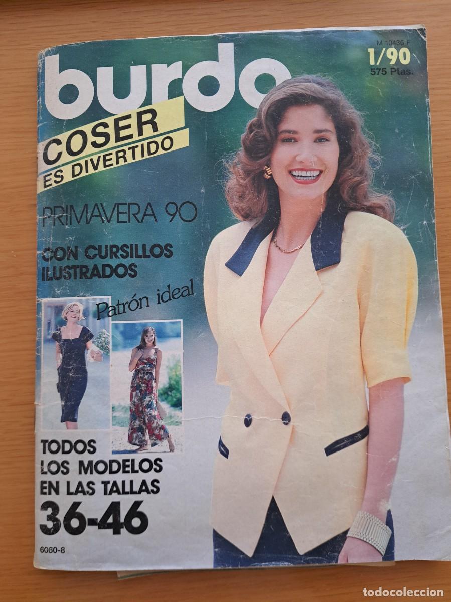 Coleccionismo de Revistas y Peri&oacute;dicos: REVISTA BURDA ENERO 1990 CON HOJAS DE PATRONES