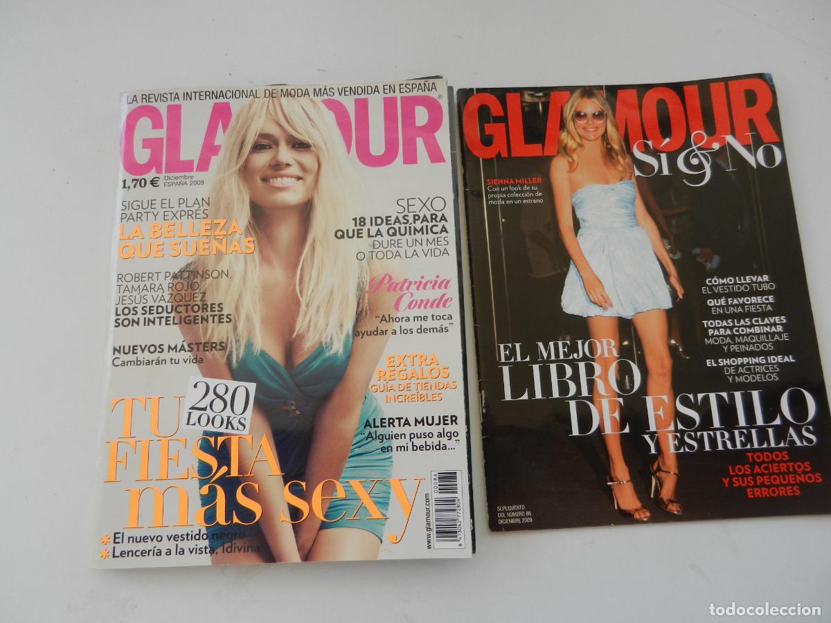 Colecionismo de Revistas e Jornais: GLAMOUR - REVISTA Y SUPLEMENTO N&ordm; 86 - DICIEMBRE 2009 - SEXO IDEAS PARA QUE DURE, PATRICIA CONDE ..