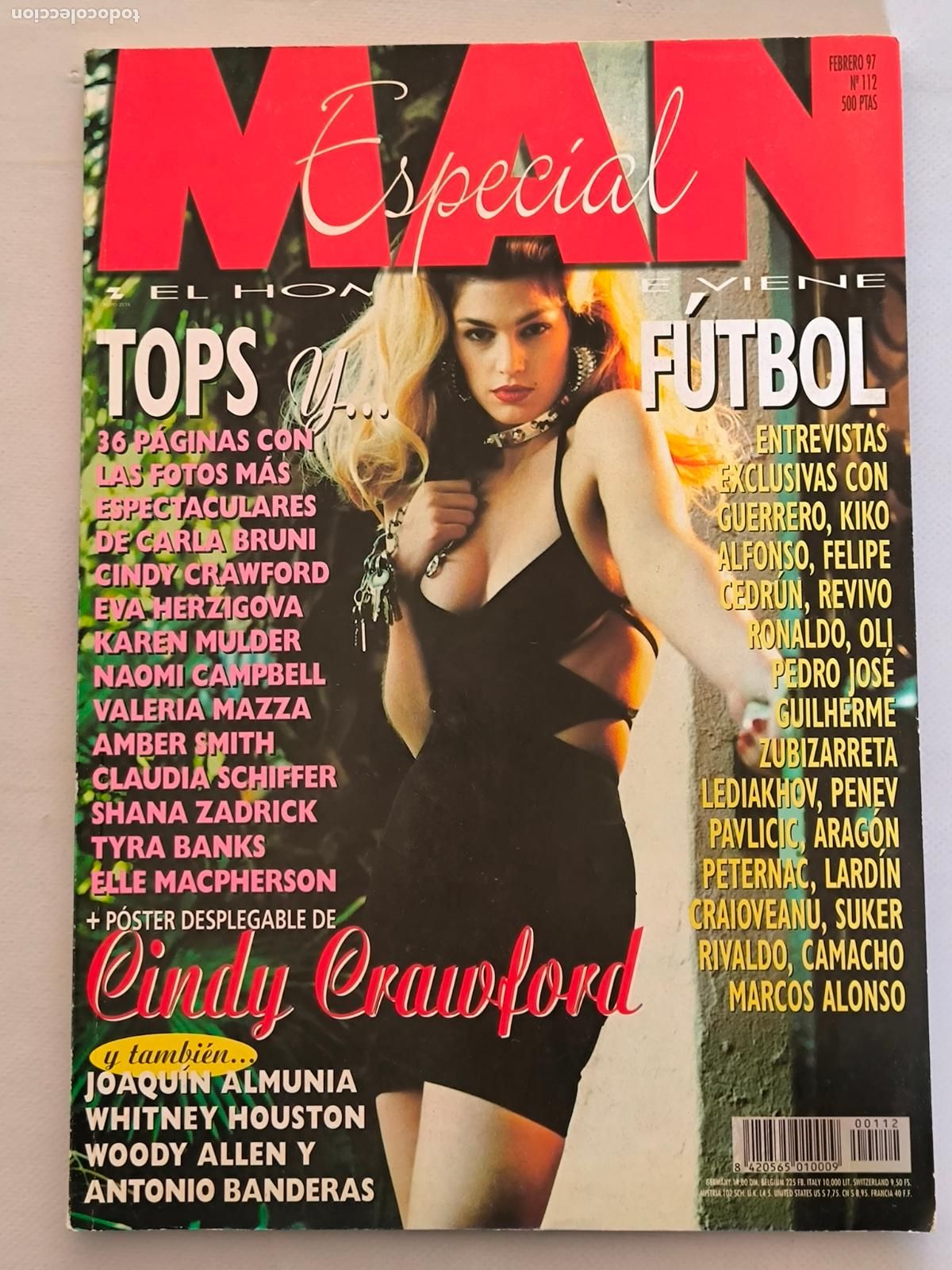 Collectionnisme de Revues et Journaux: MAN ESPECIAL N&ordm; 112 - FEBRERO 1997 - INCLUYE POSTER DESPLEGABLE CINY CRAWFORD (196)