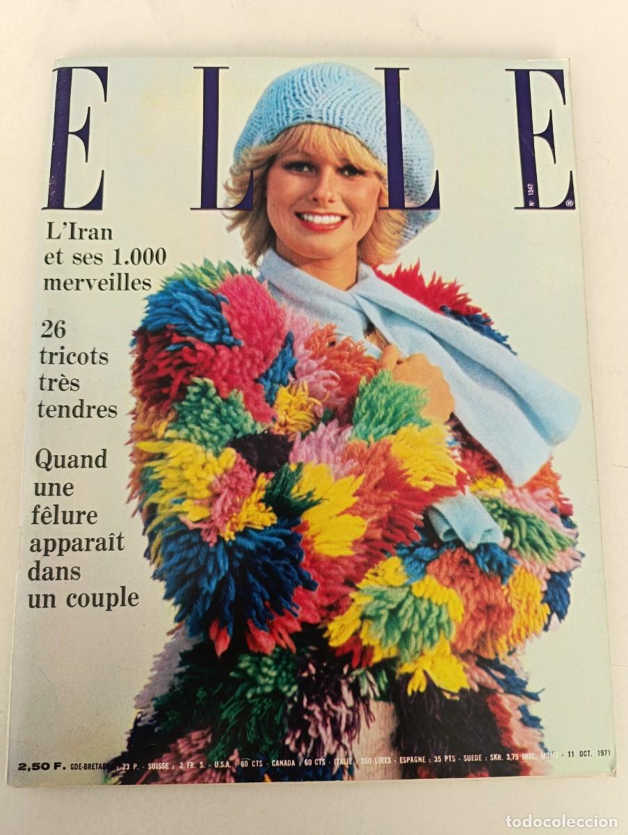 Coleccionismo de Revistas y Peri&oacute;dicos: Revista ELLE n&ordm; 1347 Johnny Hallyday Jacques Charon Robert Hirsch Sylvie Vartan Ursula Andress Farah