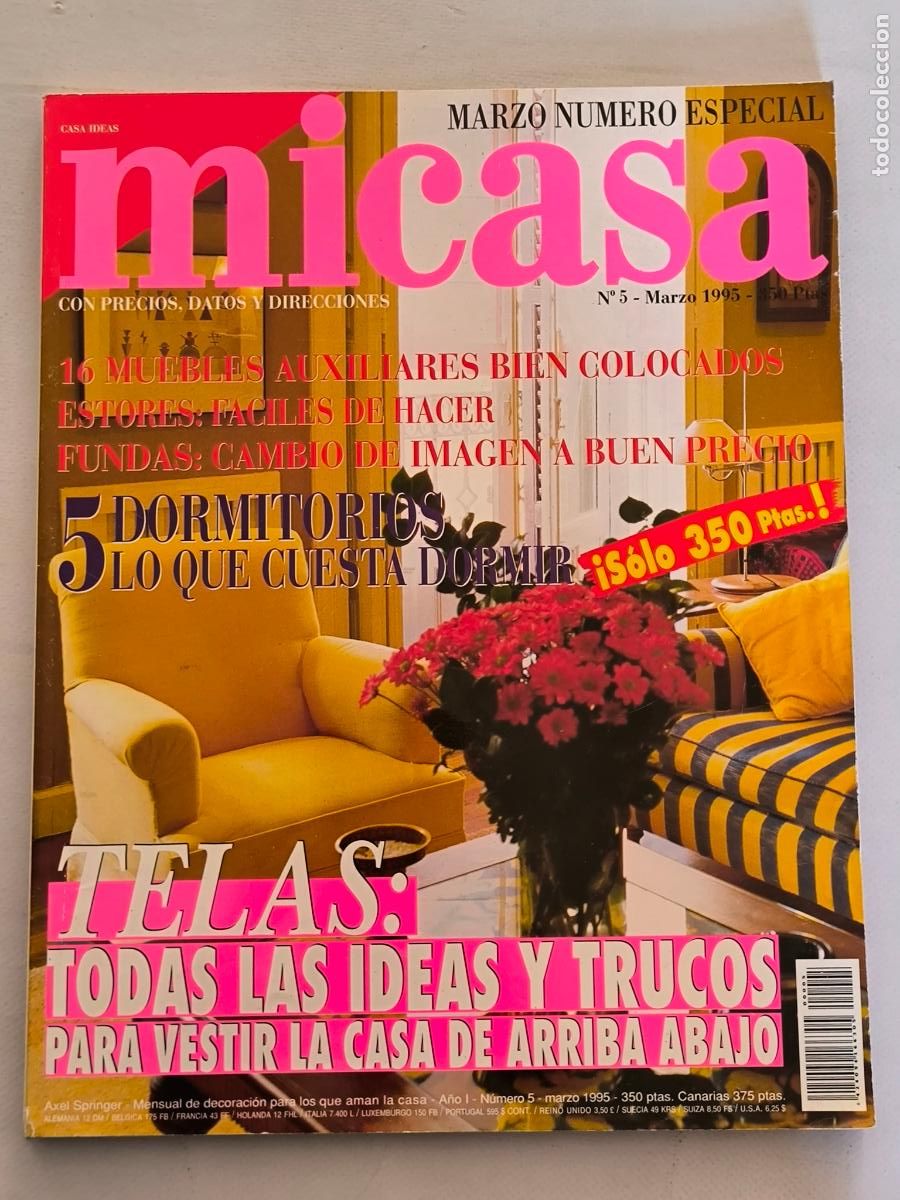 Sammeln von Zeitschriften und Zeitungen: MI CASA N&ordm; 5 - MARZO 1995 - NUMERO ESPECIAL - MICASA (196)