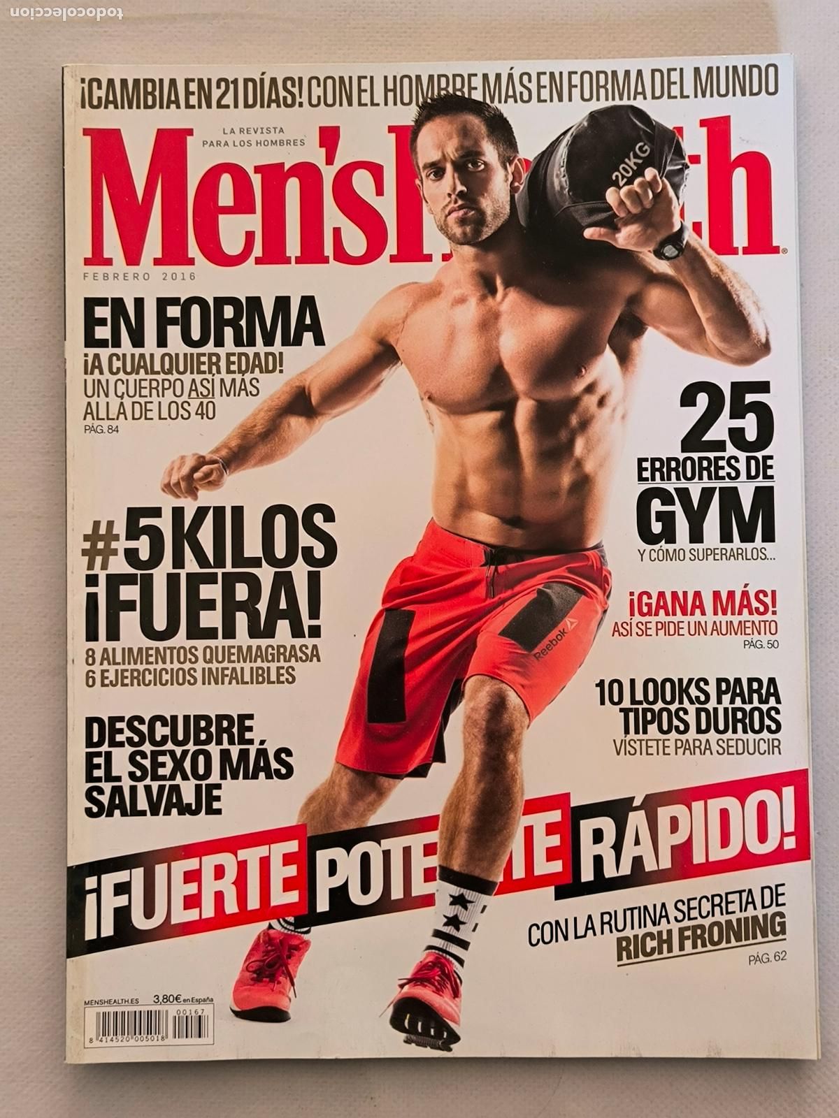 Coleccionismo de Revistas y Peri&oacute;dicos: MEN'S HEALTH N&ordm; 167 - FEBRERO 2016 - LA MAYOR REVISTA MASCULINA DEL MUNDO (250)