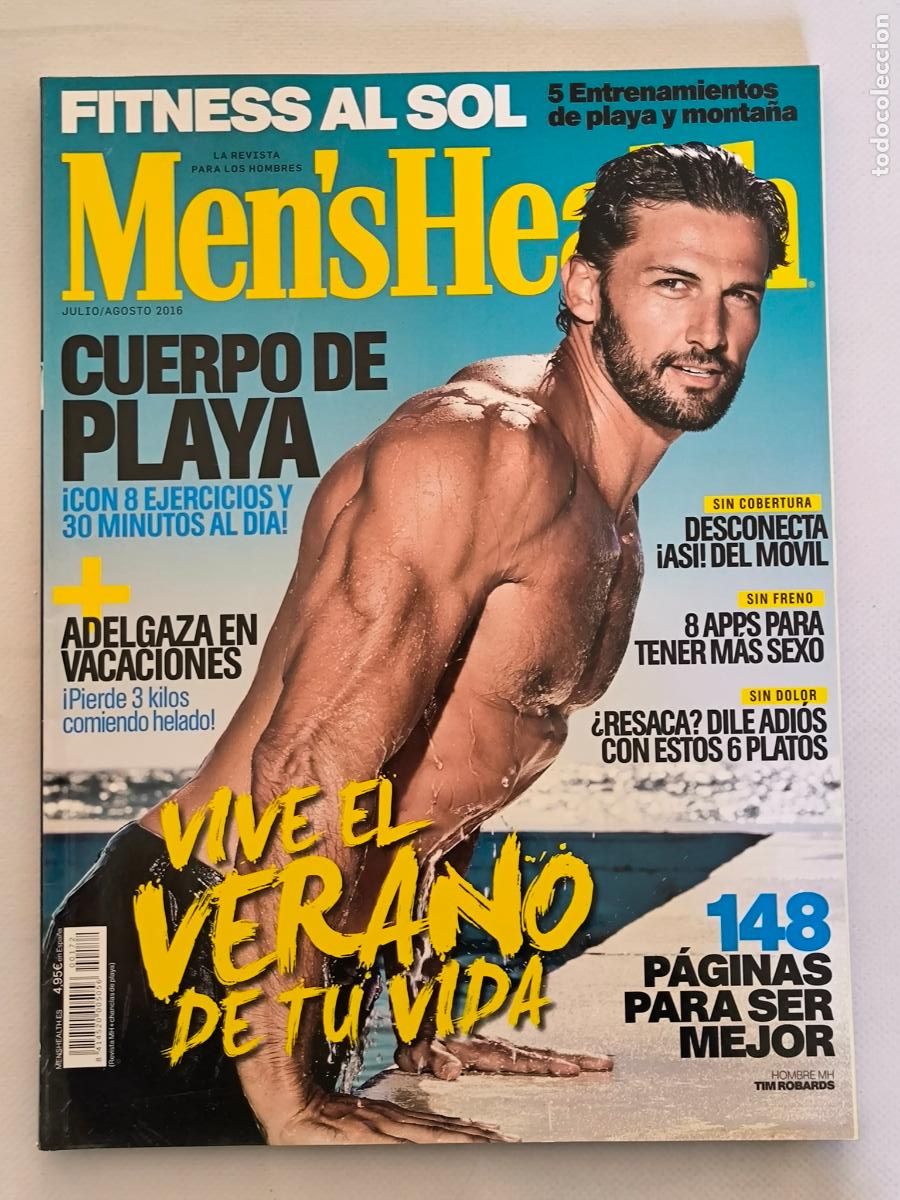 Coleccionismo de Revistas y Peri&oacute;dicos: MEN'S HEALTH N&ordm; 172 - JULIO / AGOSTO 2016 - LA MAYOR REVISTA MASCULINA DEL MUNDO (250)