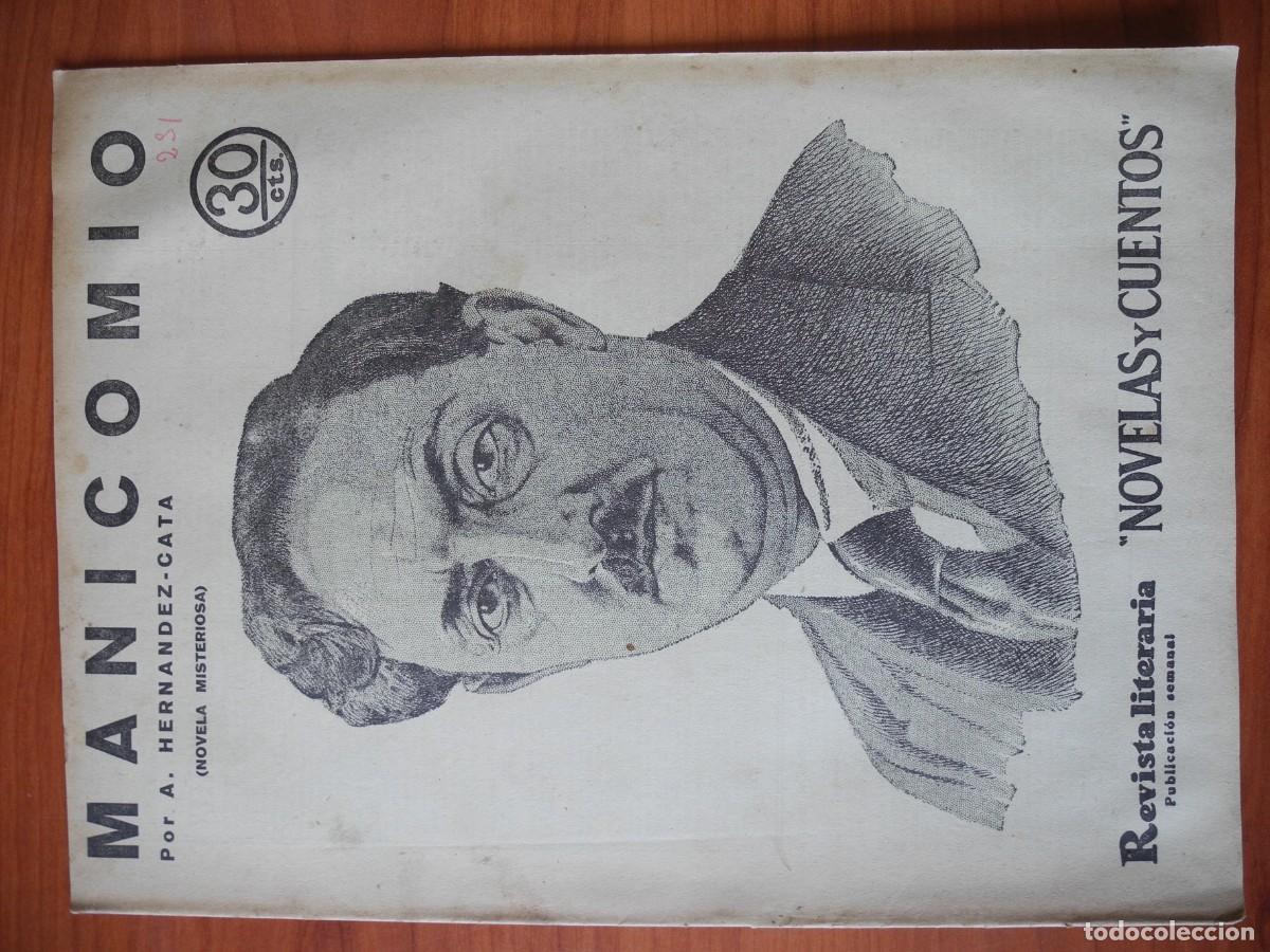 Coleccionismo de Revistas y Peri&oacute;dicos: Manicomio. A. Hern&aacute;ndez-Cata. Revista literaria n. 231 Junio 1933