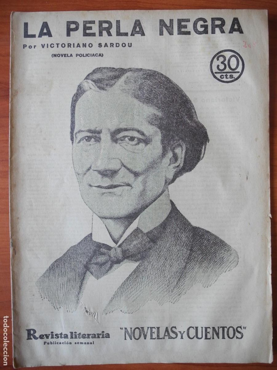 Colecionismo de Revistas e Jornais: La perla negra. Victoriano Sardou. Revista literaria n. 208 Diciembre 1932