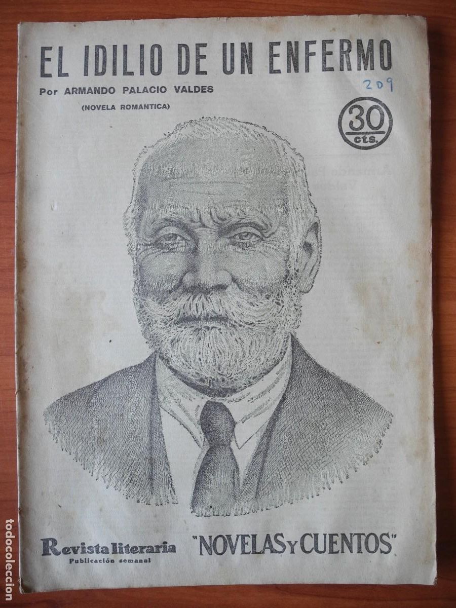 Colecionismo de Revistas e Jornais: El idilio de un enfermo. Armando Palacio Valdes. Revista literaria n. 209 Enero 1933