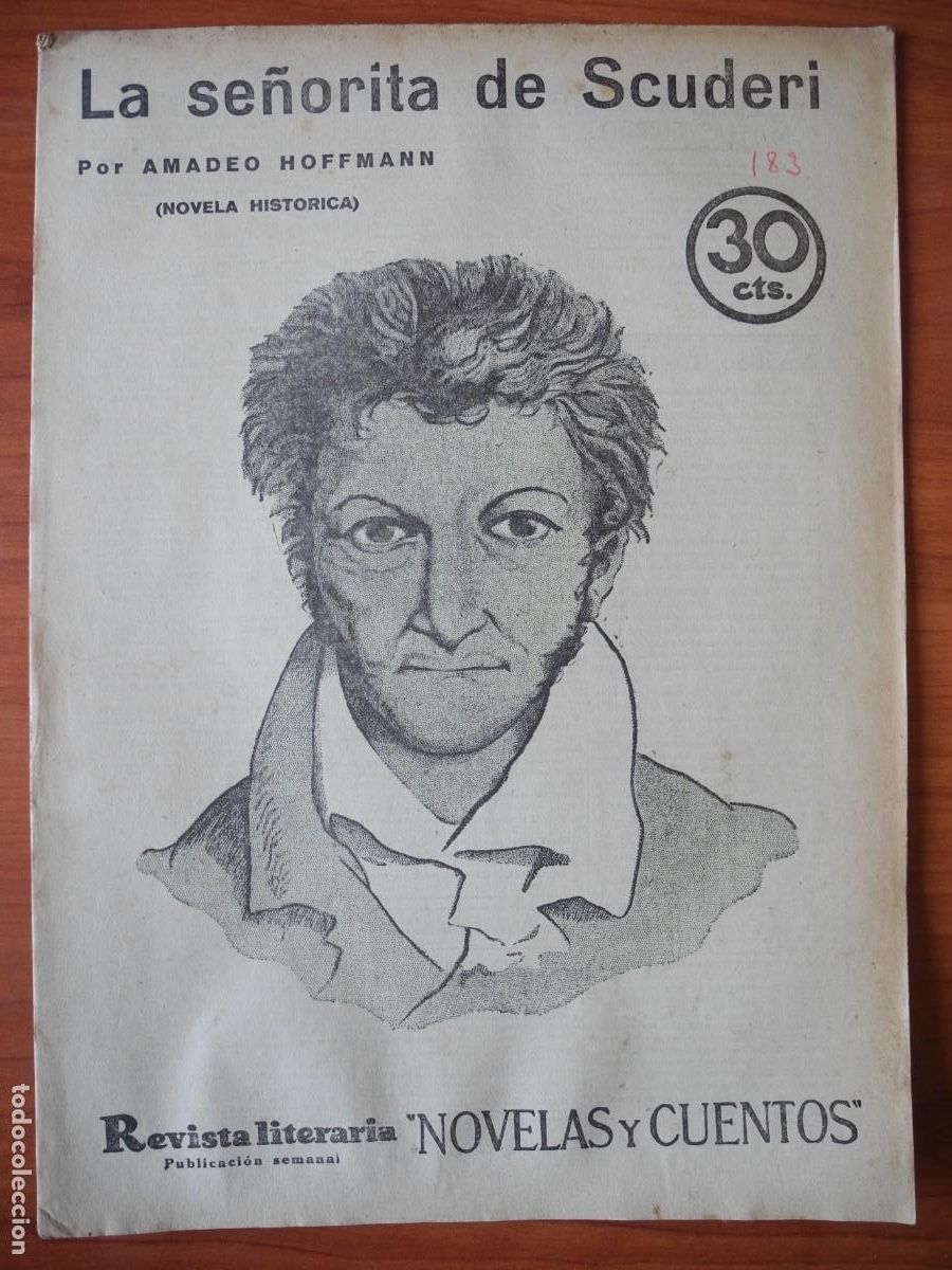 Collection Magazines and Newspapers: La se&ntilde;orita de Scuderi. Amadeo Hoffmann. Revista literaria n. 183 Julio 1932