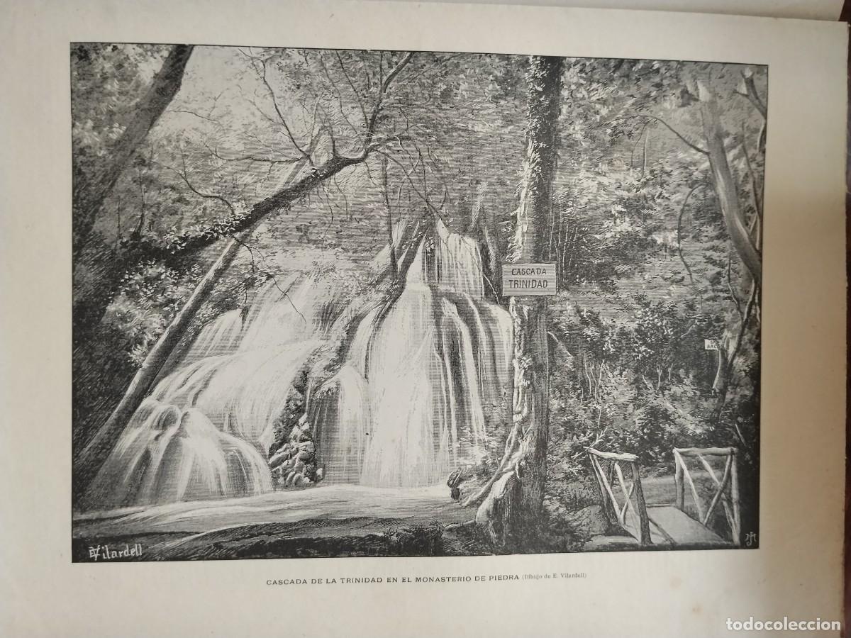 Collection Magazines and Newspapers: CASCADA DE LA TRINIDAD EN EL MONASTERIO DE PIEDRA ZARAGOZA REVISTA A&Ntilde;O 1887