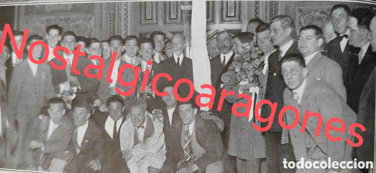 Collezionismo di Riviste e Giornali: Guip&uacute;zcoa Campeones futbol Espa&ntilde;a lunch foto revista princ siglo XX 192B