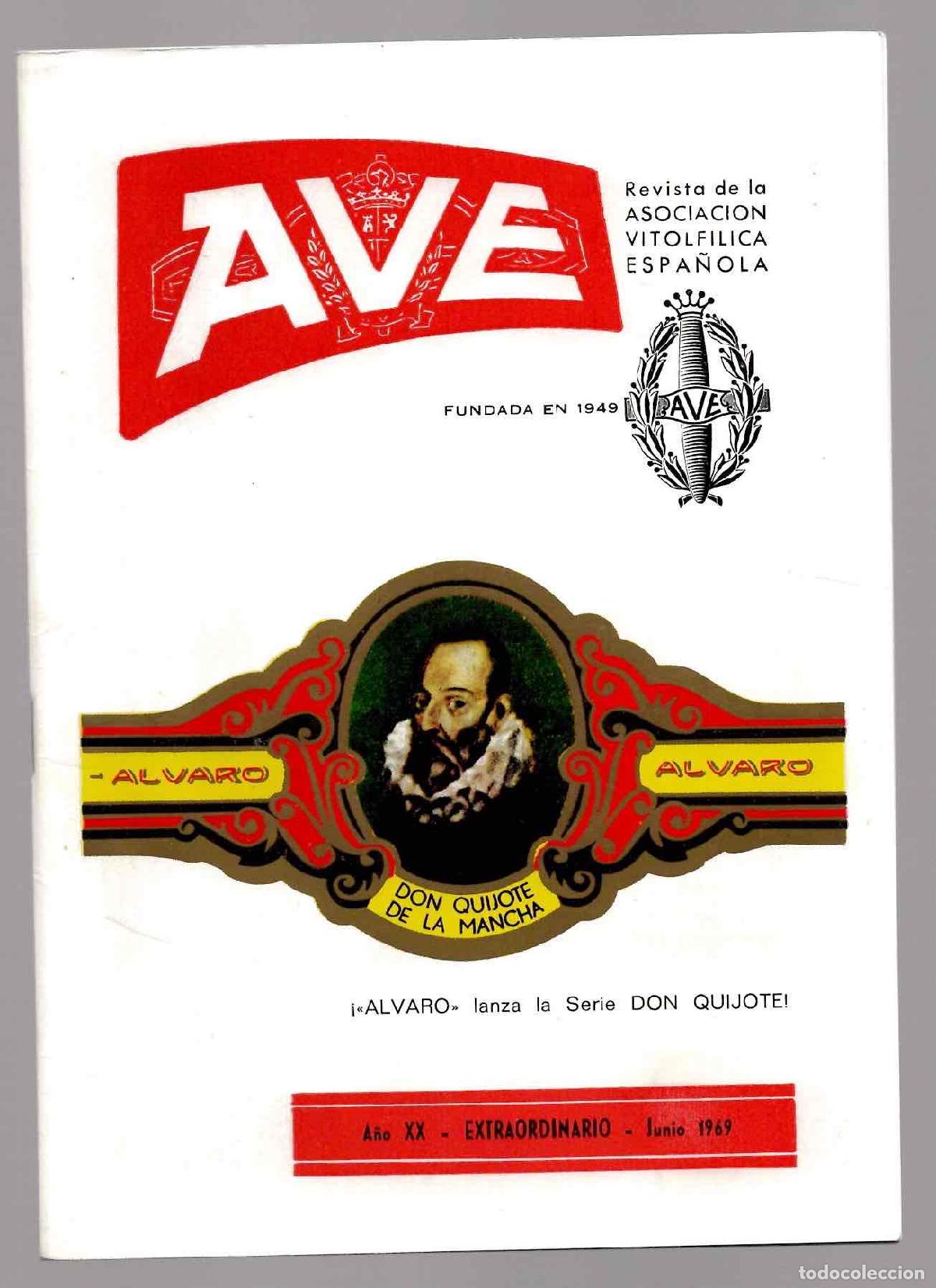 Coleccionismo de Revistas y Peri&oacute;dicos: AVE REVISTA DE LA ASOCIACION VITOLFILICA ESPA&Ntilde;OLA NUMERO EXTRAORDINARIO. JUNIO 1969