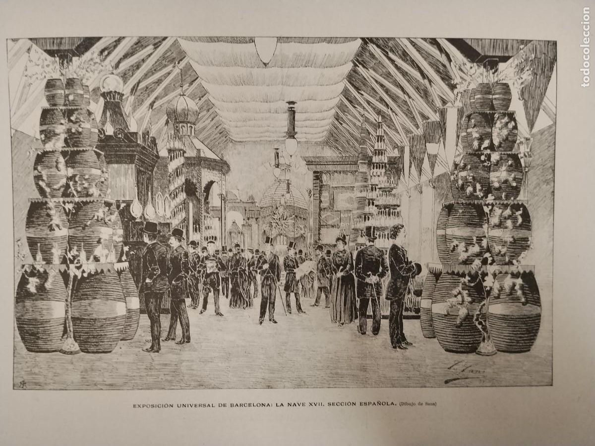 Coleccionismo de Revistas y Peri&oacute;dicos: EXPOSICION UNIVERSAL BARCELONA SECCION ESPA&Ntilde;OLA NOMBRE EMPRESAS PARTICIPANTES A&Ntilde;O 1888