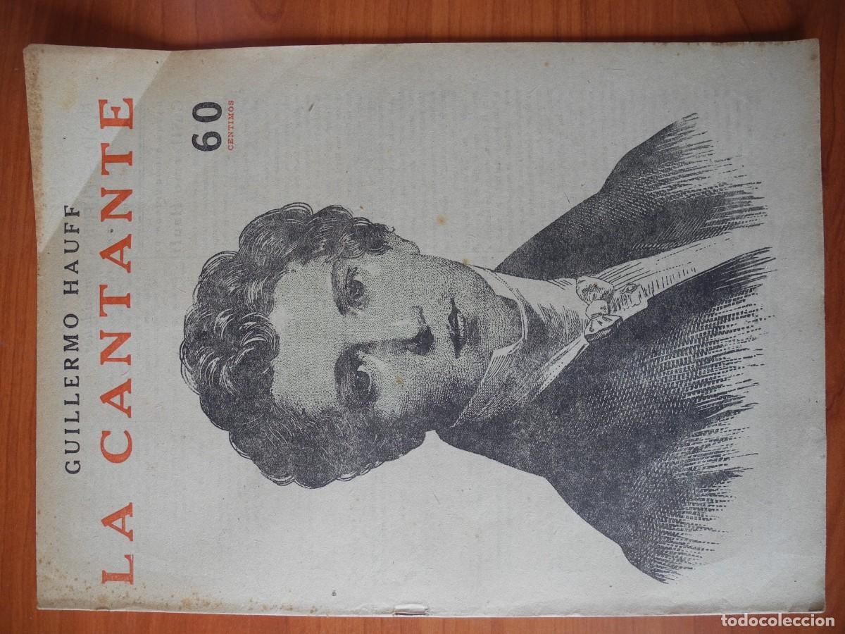 Coleccionismo de Revistas y Peri&oacute;dicos: La cantante. Guillermo Hauff. Novelas y Cuentos. Ed. D&eacute;dalo