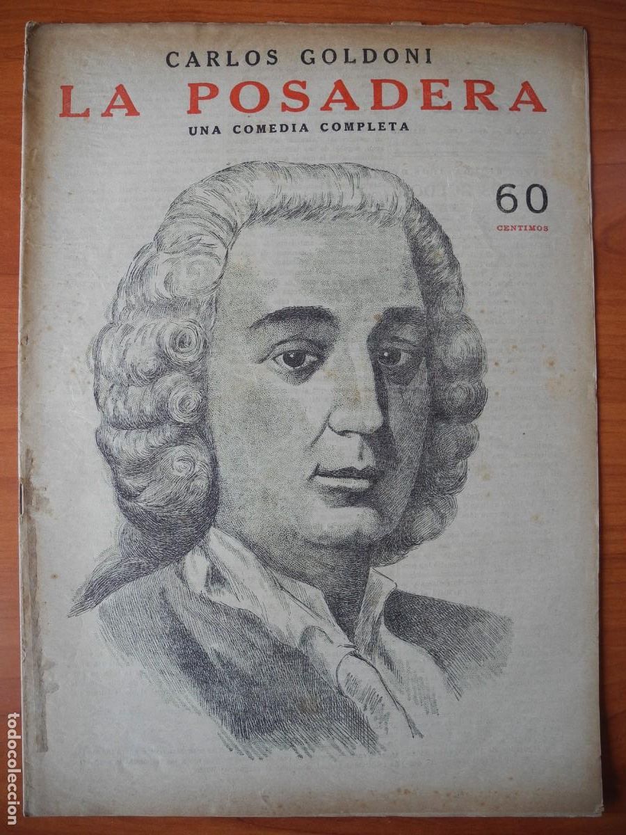 Collection Magazines and Newspapers: La posadera. Carlos Goldoni. Novelas y Cuentos. Ed. D&eacute;dalo
