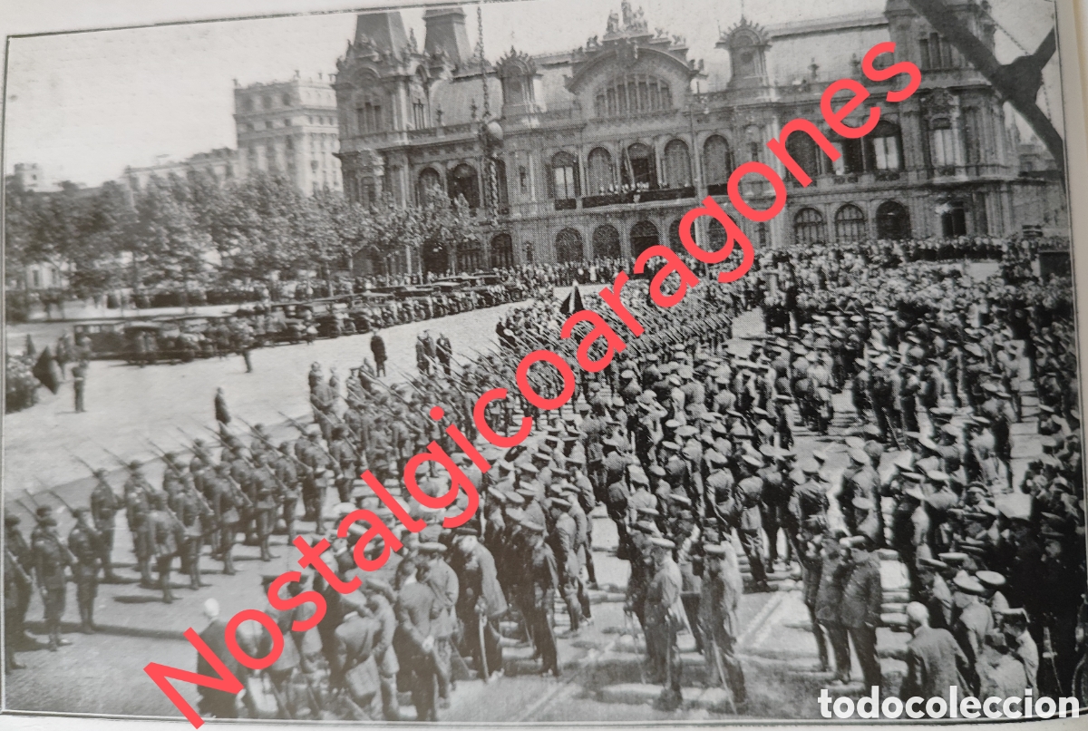 Coleccionismo de Revistas y Peri&oacute;dicos: Barcelona Primo Rivera, homenaje C General Emilio Barrera foto revista princ siglo XX 192B