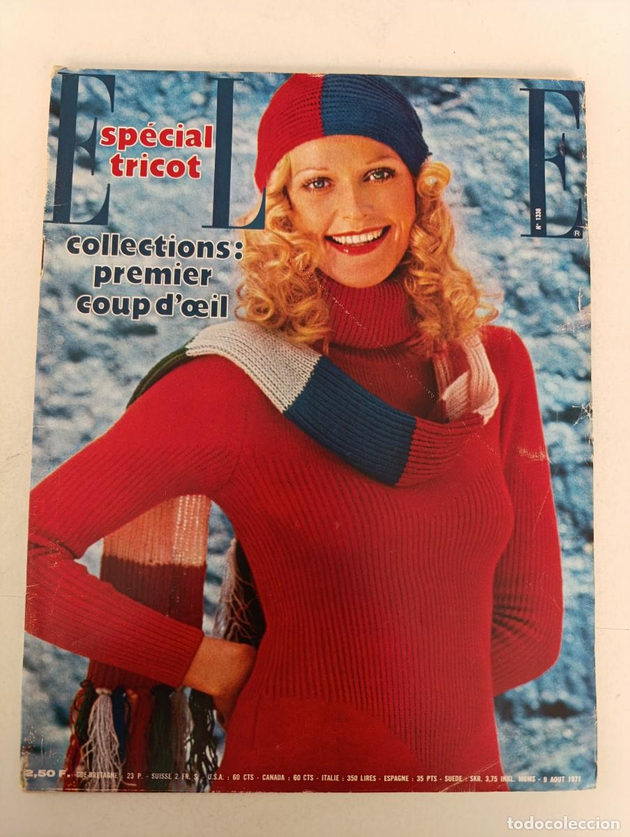 Coleccionismo de Revistas y Peri&oacute;dicos: Revista ELLE 1338 Omar Sharif Sheila White Dominic Guard Fran&ccedil;oise Hardy Shirley MacLaine MODA Chane