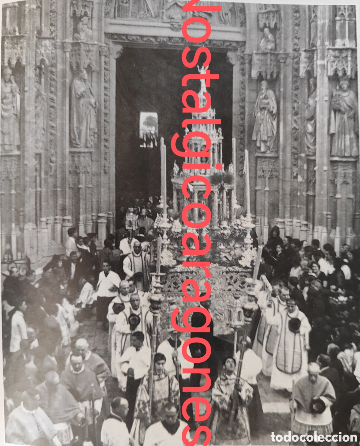 Collection Magazines and Newspapers: Catedral Sevilla salida Corpus foto revista princ siglo XX 192B