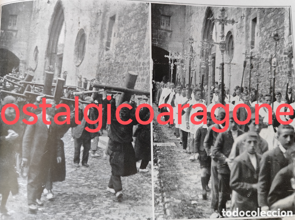 Coleccionismo de Revistas y Peri&oacute;dicos: Roncesvalles Navarra cruceros, Valle Arce regr tradicional romer&iacute;a foto revista princ siglo XX 192B