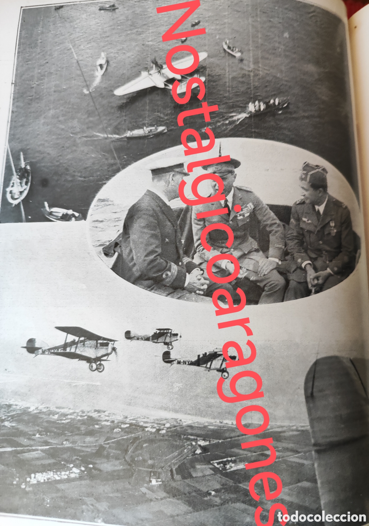 Collezionismo di Riviste e Giornali: Barcelona aviacion Marques Pinedo, comandante Franco foto revista princ siglo XX 192B