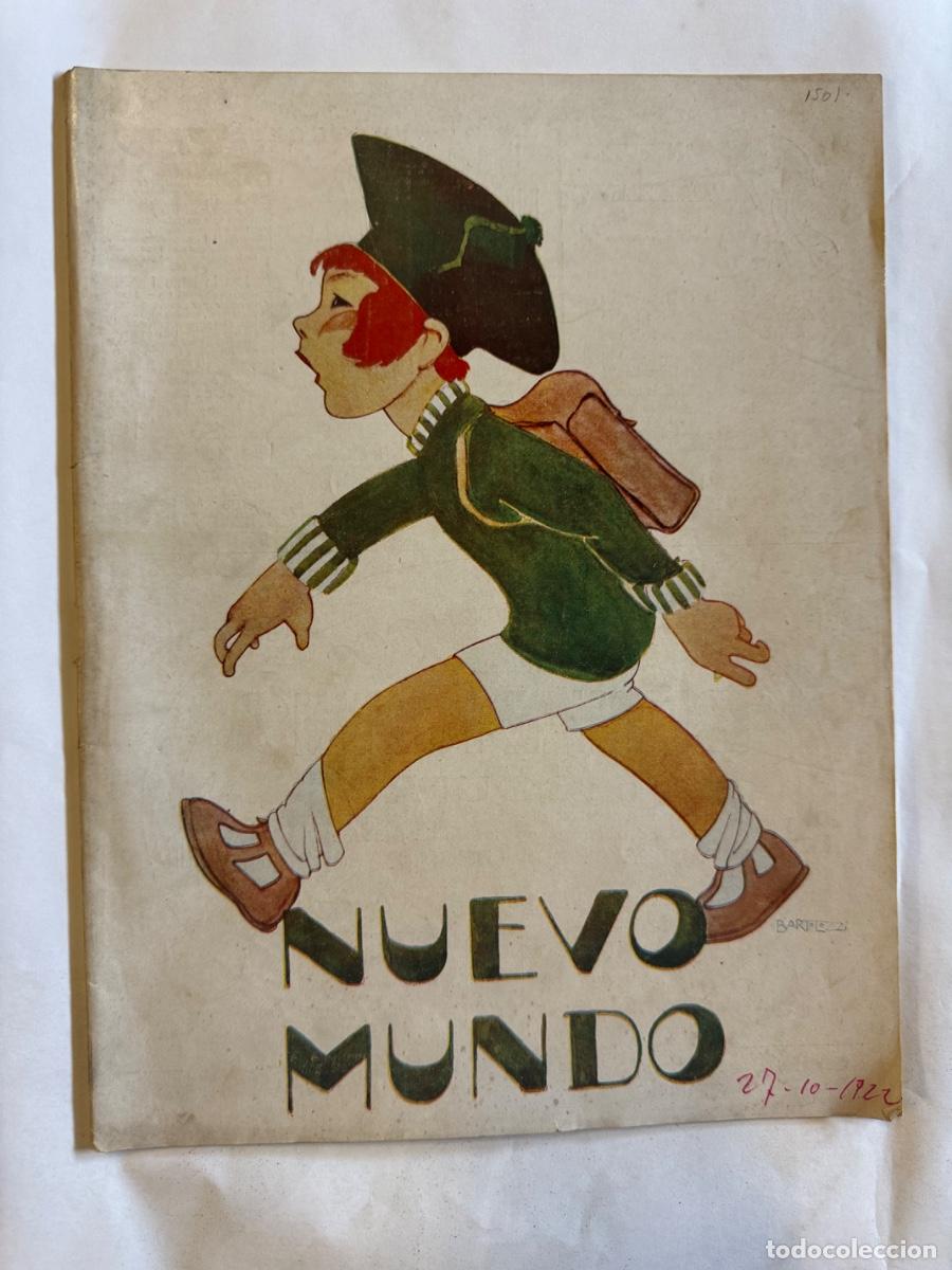 Coleccionismo de Revistas y Peri&oacute;dicos: Revista Nuevo Mundo, A&ntilde;o 1922, Nu&ntilde;ez de Prado, Sargento Buton, Maria Garcia Lugo