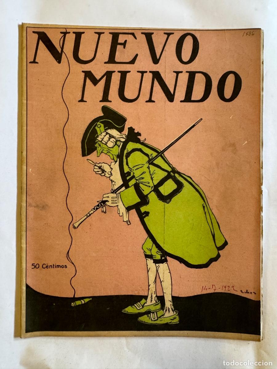 Coleccionismo de Revistas y Peri&oacute;dicos: Revista Nuevo Mundo, A&ntilde;o 1922, Paris, Alberto Valero Martin, Belmonte