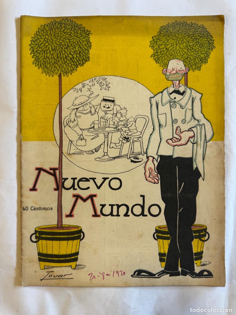 Coleccionismo de Revistas y Peri&oacute;dicos: Revista Nuevo Mundo, A&ntilde;o 1920, Jose Montero, Santander, El Escorial