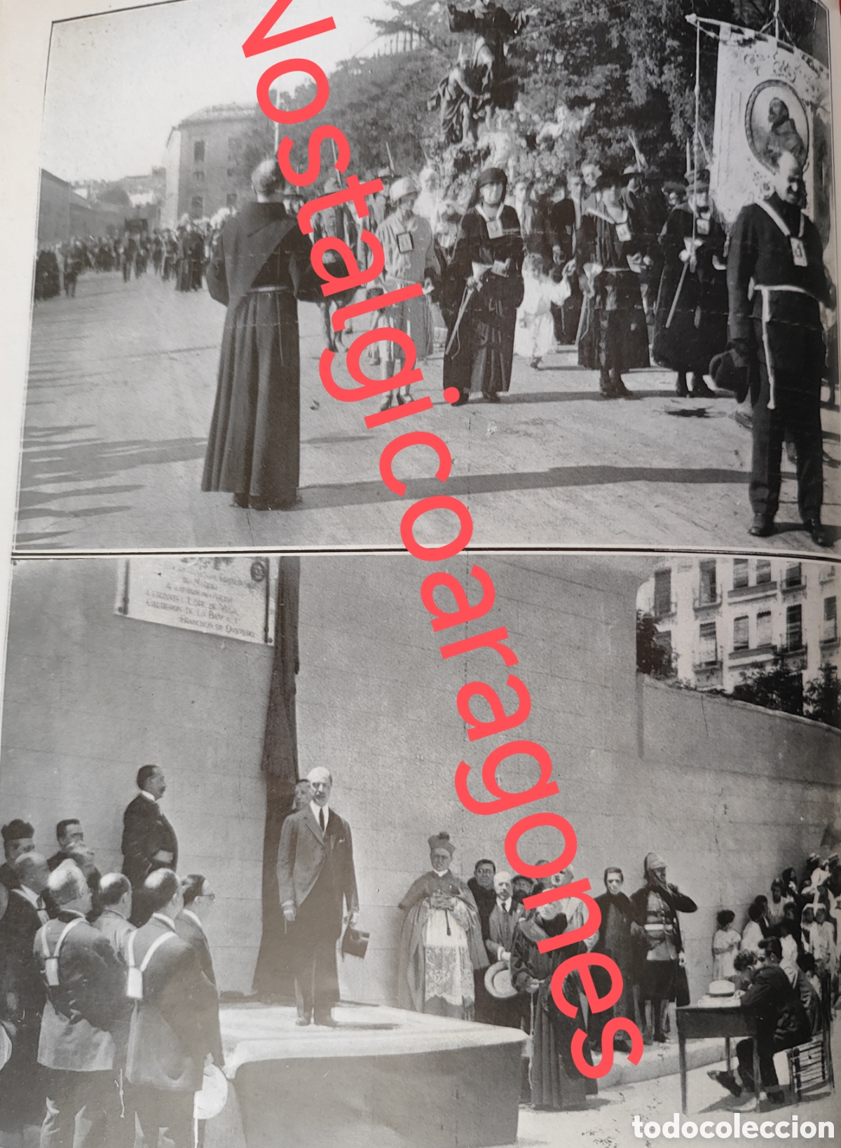 Collection Magazines and Newspapers: Congreso Nacional Franciscano ministro Callejo foto revista princ siglo XX 192B