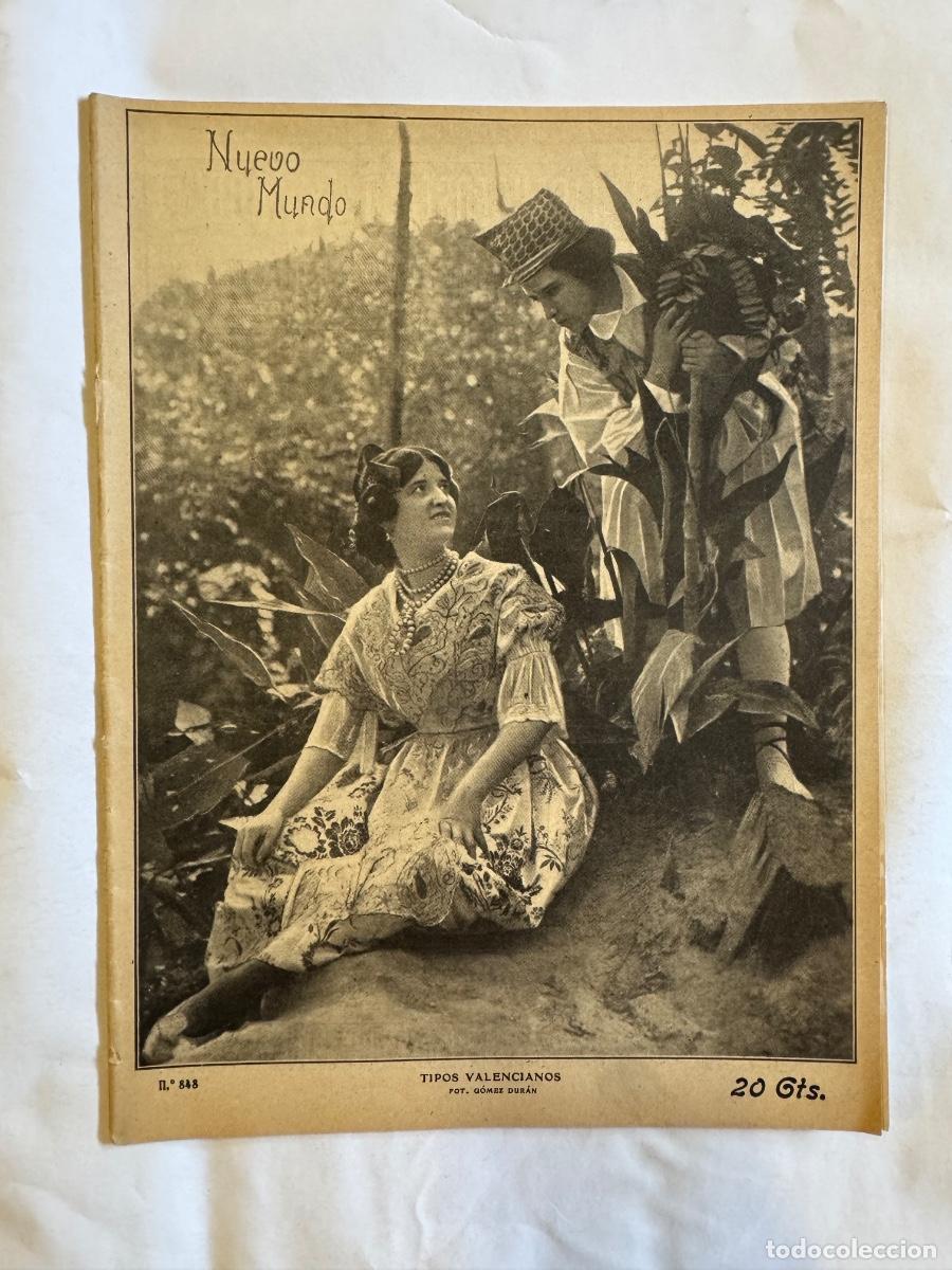 Collectionnisme de Revues et Journaux: Revista Nuevo Mundo, A&ntilde;o 1910, Londres, Castellon, San Sebastian