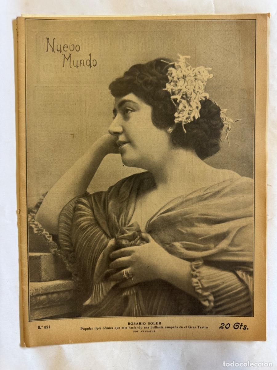 Sammeln von Zeitschriften und Zeitungen: Revista Nuevo Mundo, A&ntilde;o 1910, Londres, Barcelona, Madrid