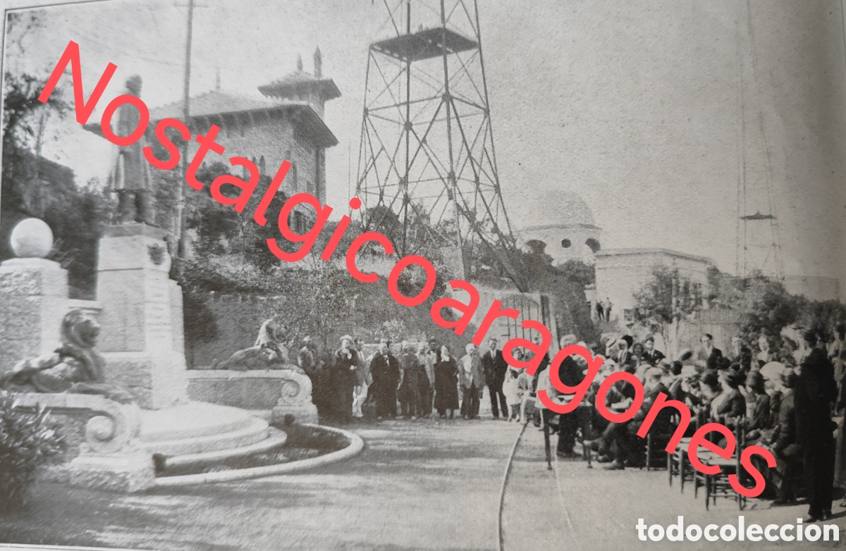 Coleccionismo de Revistas y Peri&oacute;dicos: Barcelona inaug monumento Doctor Andreu Tibidabo foto revista princ siglo XX 192B