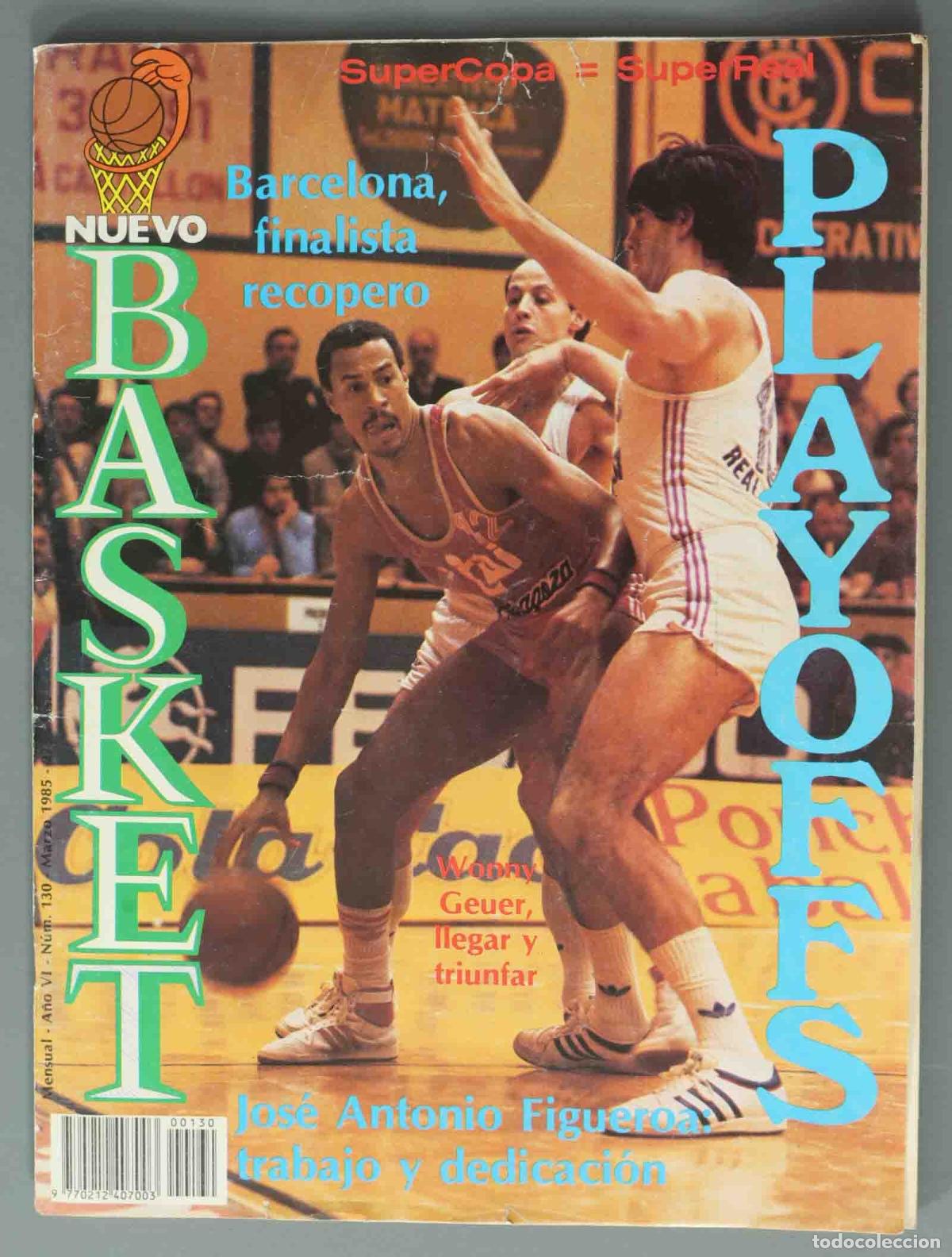 Coleccionismo de Revistas y Peri&oacute;dicos: NUEVO BASKET. N&deg; 130. MARZO 1985. PLAY OFFS.