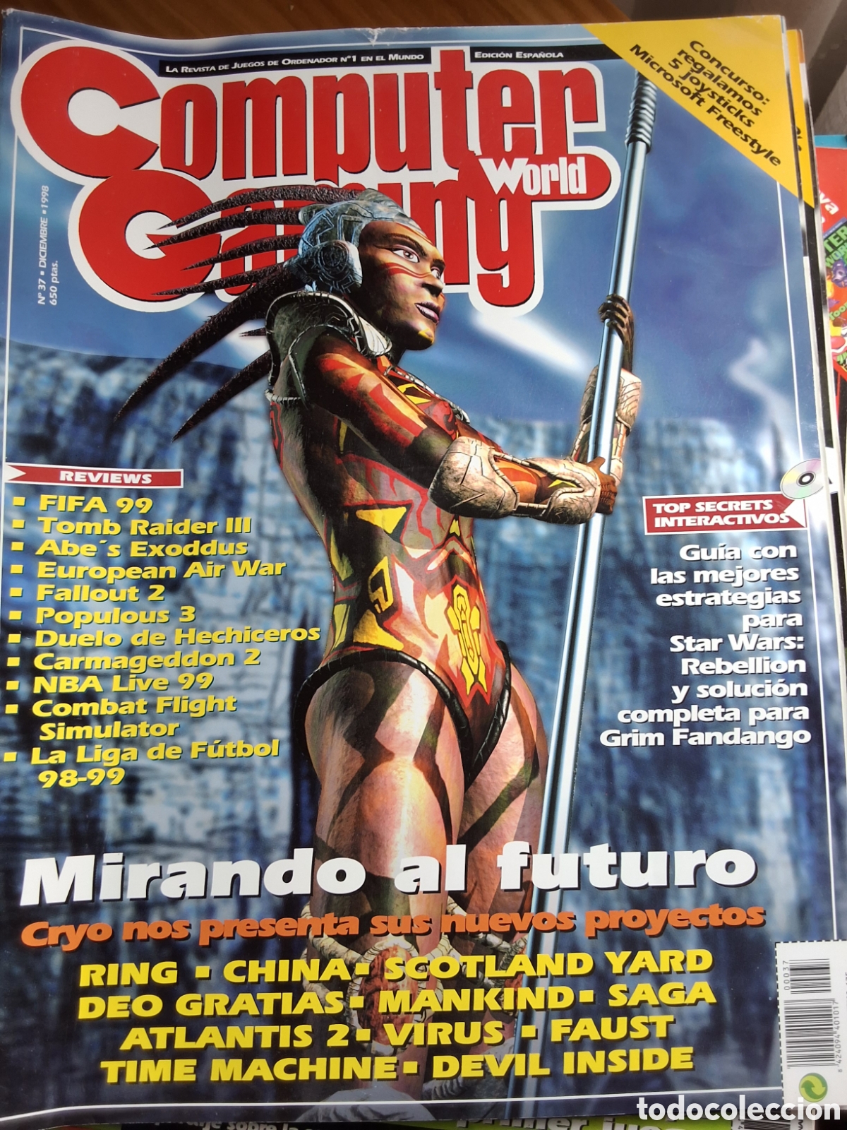 Coleccionismo de Revistas y Peri&oacute;dicos: Computer gaming world revista juegos n&uacute;mero 37 a&ntilde;o 1998/12