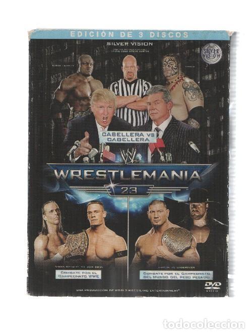 Coleccionismo de Revistas y Peri&oacute;dicos: DVD lucha libre: Wrestlemania 23. Edicion de 3 discos. Silver Vision
