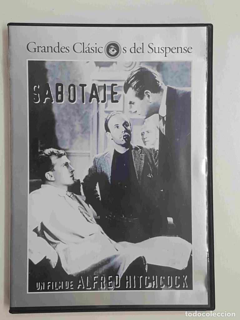 Coleccionismo de Revistas y Peri&oacute;dicos: DVD pelicula: Sabotaje, un film de Alfred Hitchcock. Coleccion Grandes Clasicos del Suspense num 2 -