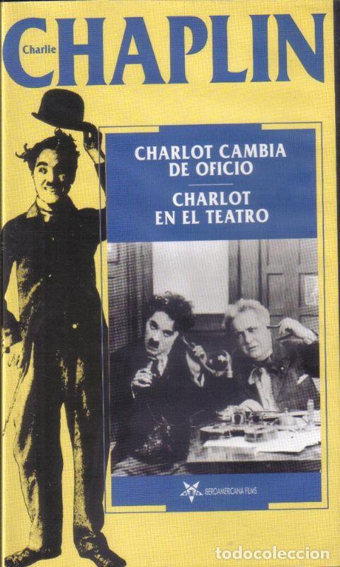 Coleccionismo de Revistas y Peri&oacute;dicos: Pelicula VHS: Chaplin: Charlot cambia de oficio / Charlot en el teatro - Varios
