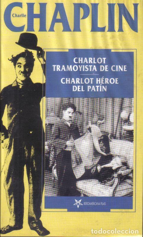 Coleccionismo de Revistas y Peri&oacute;dicos: Pelicula VHS: Chaplin: Charlot tramoyista de cine / Charlot heroe del patin - Varios