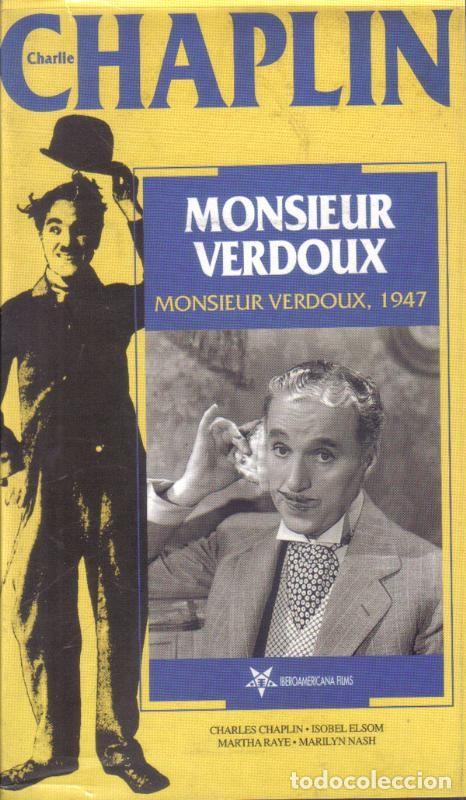 Coleccionismo de Revistas y Peri&oacute;dicos: Pelicula VHS: Chaplin: Monsier Verdoux - Varios