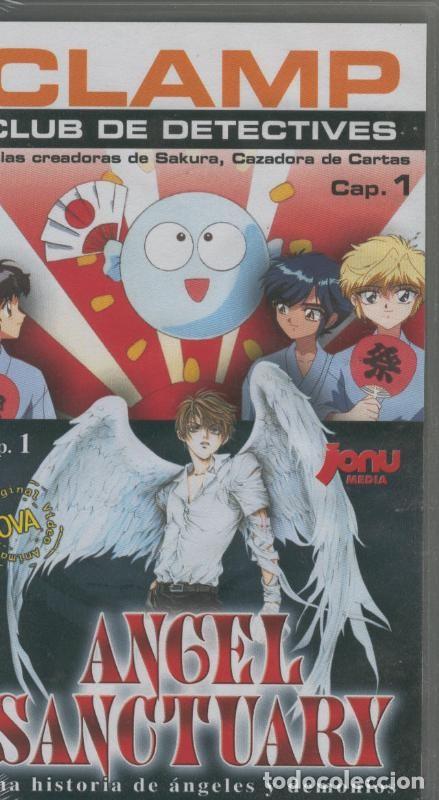 Sammeln von Zeitschriften und Zeitungen: Video VHS: Club de Detectives y Angel Sanctuary con capitulo 1 de cada serie - Varios