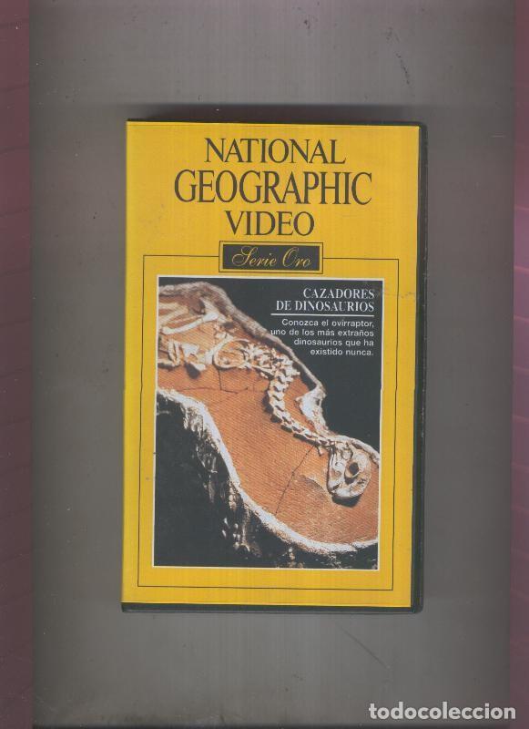 Coleccionismo de Revistas y Peri&oacute;dicos: Video VHS: National Geographic serie oro numero 31: Cazadores de dinosaurios - Varios