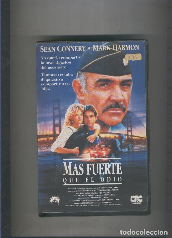 Sammeln von Zeitschriften und Zeitungen: Video VHS: Mas fuerte que el odio (Sean Connery-Mark Harmon) - Varios