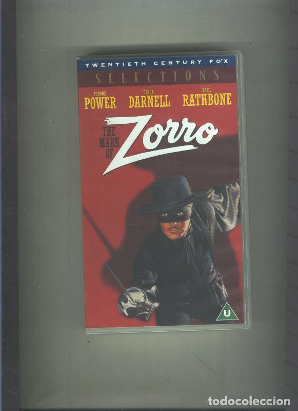 Sammeln von Zeitschriften und Zeitungen: Video VHS: Yhe Mark of Zorro (Tyrone Power) - Varios
