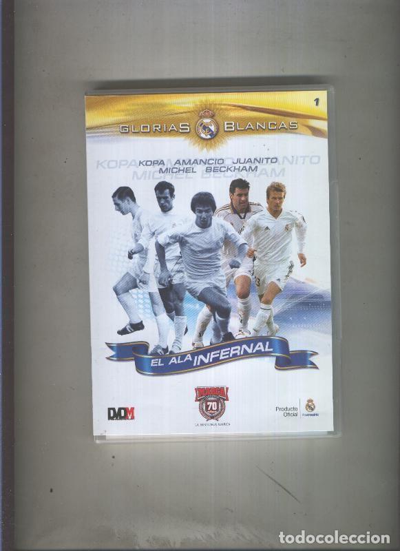 Coleccionismo de Revistas y Peri&oacute;dicos: DVD: Glorias Blancas numero 1: Kopa, amancio, juanito, michel, beckham - Varios