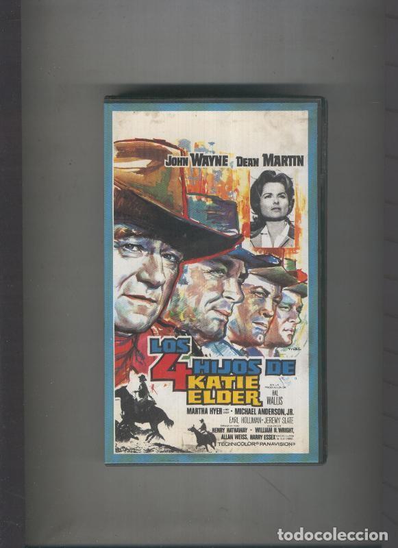Coleccionismo de Revistas y Peri&oacute;dicos: Video VHS: Los 4 hijos de Katie Elder (John Wayne - Dean Martin) - Varios