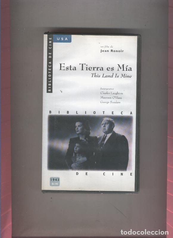 Coleccionismo de Revistas y Peri&oacute;dicos: Video VHS: Biblioteca de cine USA: Esta tierra es mia (Charles Laughton) - Varios